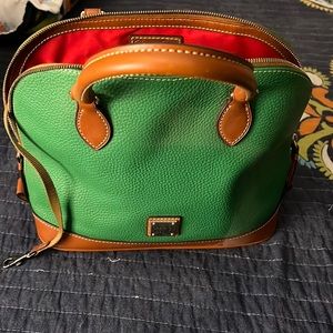 Dooney & Bourke Pebble Grain zip satchel